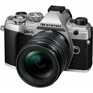 Digitális fényképezőgép OM SYSTEM OM-5 + ED 12-45mm f/4 PRO ezüst
