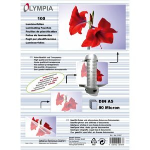 Lamináló fólia Olympia A5 / 160 fényes - 100 db-os csomag