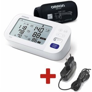 Vérnyomásmérő Omron M6 comfort AFIB digitális vérnyomásmérő Intelli mandzsettával és AFIB érzékeléssel +tápegység