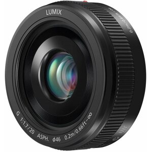 Objektív Panasonic Lumix G 20 mm F1.7 Fekete