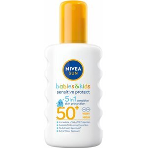 Napozó spray NIVEA SUN Kids Protect és érzékeny SPF 50+ 200 ml