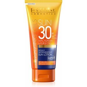 Napozókrém EVELINE Cosmetics Amazing Oils Highly Water-Resist Sun Lotion SPF 30 (200 ml)