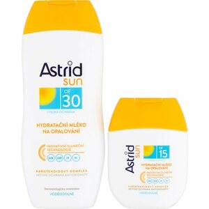 Kozmetikai szett ASTRID SUN hidratáló naptej OF 30 200 ml + Hidratáló naptej OF 15 80 ml 