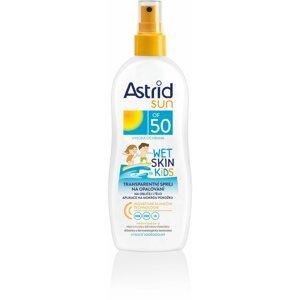 Napozó spray ASTRID SUN WET SKIN Átlátszó napozóspray gyerekeknek SPF 50 150 ml