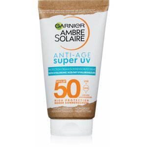 Napozókrém GARNIER Ambre Solaire Anti-Age Super UV Protection Cream SPF 50, 50 ml