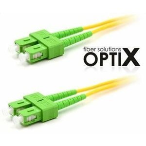 Adatkábel OPTIX SC/APC-SC/APC optikai patch cord 09/125 0,25 m G657A