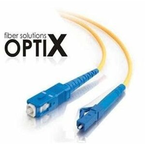 Adatkábel OPTIX LC-SC optikai patch kábel 09/125 0,5m G657A simplex