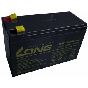 Akkumulátor szünetmentes tápegységhez Long 12V 7Ah Ólomakkumulátor F1 (WPS7-12)