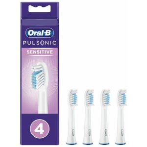 Pótfej elektromos fogkeféhez Oral-B Pulsonic Sensitive, 4 db
