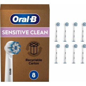 Pótfej elektromos fogkeféhez Oral-B Sensitive Clean elektromos fogkefe pótfej, 8 db