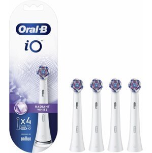 Pótfej elektromos fogkeféhez Oral-B iO Radiant White elektromos fogkefe pótfej, 4 db