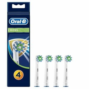 Pótfej Oral-B CrossAction kefefej CleanMaximiser technológiával, 4 darabos csomagban