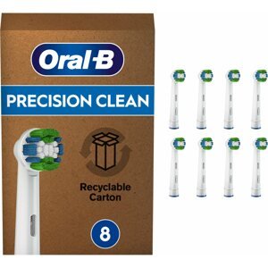 Pótfej elektromos fogkeféhez Oral-B Precision Clean elektromos fogkefe pótfej, 8 db
