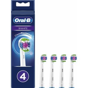 Pótfej Oral-B 3D White Fogkefefej CleanMaximiser technológiával, 4 db a csomagban