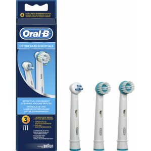 Pótfej elektromos fogkeféhez Oral-B Ortho Care pótfej fogszabályzóhoz, 3 db