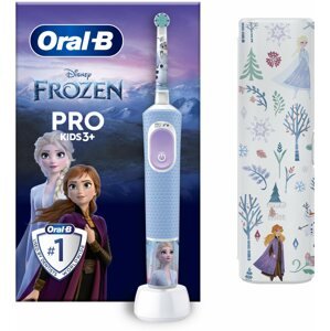 Elektromos fogkefe Oral-B Pro Kids Jégvarázs, Braun dizájn, tokkal