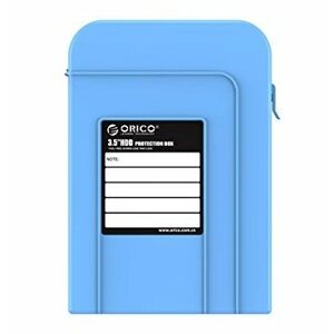 Merevlemez tok ORICO 3.5" protection case blue