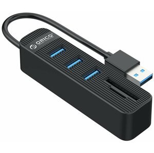 USB Hub ORICO TWU3 + SD 15cm fekete
