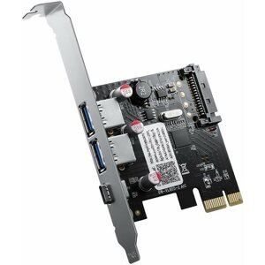 Bővítőkártya ORICO PCI-E 2xUSB 3.0 + USB-C