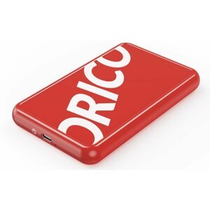 Külső merevlemez ház ORICO CP25C3 2.5" USB 3.1 Gen2 Type-C HDD Enclosure, piros