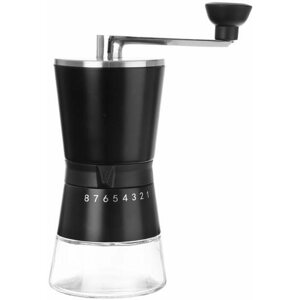 Kávédaráló ORION Rozsdamentes acél/UH+üveg kávédaráló ma. 21 cm