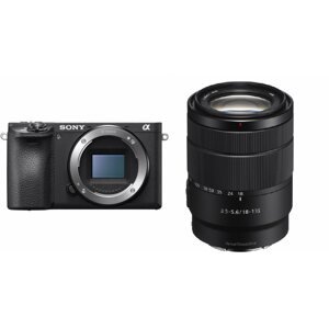Digitális fényképezőgép Sony Alpha A6400 fekete + E 18-135mm f/3.5-5.6 OSS