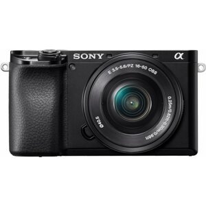 Digitális fényképezőgép Sony Alpha A6100 fekete + E PZ 16–50 mm f/3,5–5,6 OSS