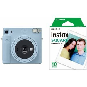 Instant fényképezőgép Fujifilm Instax Square SQ1 világoskék + 10x fotópapír