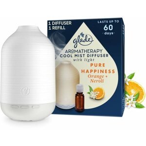 Aroma diffúzor GLADE Aromatherapy Cool Mist Diffuser Pure Happiness 1+17,4 ml