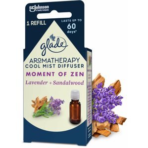 Illóolaj GLADE Aromatherapy Cool Mist Diffuser Moment of Zen utántöltő 17,4 ml