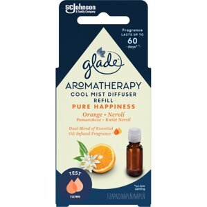 Illóolaj GLADE Aromatherapy Cool Mist Diffuser Pure Happiness utántöltő 17,4 ml