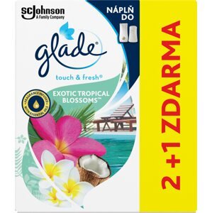 Légfrissítő GLADE Touch& Fresh refill Exotic Tropical Blossoms 3× 10 ml