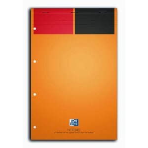 Jegyzetfüzet OXFORD International Notepad A4+, vonalas, sárga papír - 80 lap