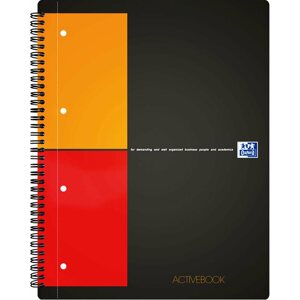 Jegyzetfüzet OXFORD International Activebook A4+, kockás - 80 lap