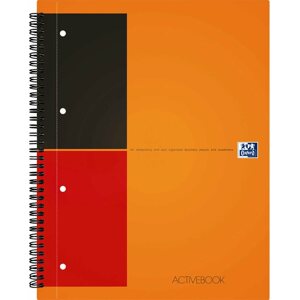 Jegyzetfüzet OXFORD International Activebook A4+, 80 lap, vonalas