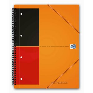 Jegyzetfüzet OXFORD International Meetingbook A4+, 80 lap, vonalas