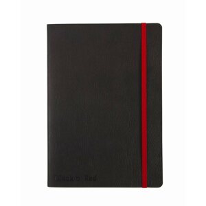 Jegyzetfüzet OXFORD Black n´ Red Journal A5, vonalas, rugalmas borító - 72 lap
