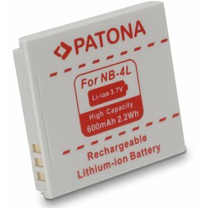 Fényképezőgép akkumulátor PATONA Canon NB-4L 600mAh Li-Ionhoz