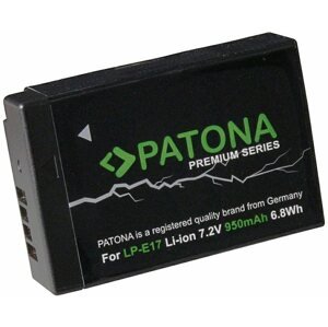Fényképezőgép akkumulátor PATONA Canon LP-E17-hez 950mAh Li-Ion Premium