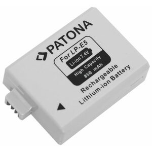 Fényképezőgép akkumulátor PATONA Canon LP-E5-höz 850mAh Li-Ion