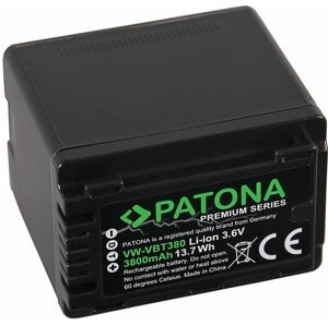 Kamera akkumulátor PATONA VW-VBT380 4040 mAh Li-Ion Premium akkumulátor Panasonic kamerákhoz