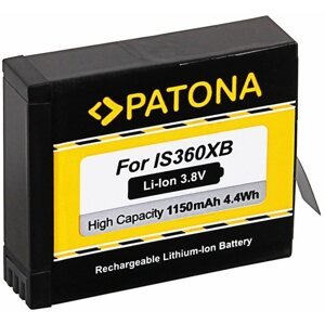 Kamera akkumulátor PATONA az Insta 360 One X 1150mAh Li-Ion 3.8V-hoz