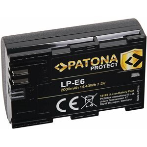 Fényképezőgép akkumulátor PATONA a Canon LP-E6-hoz 2000 mAh Li-Ion Protect