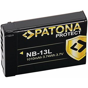 Fényképezőgép akkumulátor PATONA Canon NB-13L 1010mAh Li-Ion Protect
