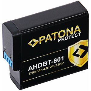 Fényképezőgép akkumulátor PATONA a GoPro Hero 5/6/7/8 akciókamerához 1250mAh Li-Ion Protect