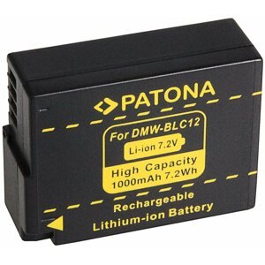 Fényképezőgép akkumulátor PATONA a Panasonic DMW-BLC12 1000mAh Li-Ion 7.2V-hoz infochip-pel