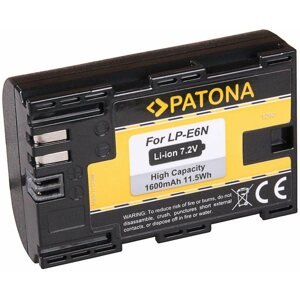 Fényképezőgép akkumulátor PATONA Canon LP-E6/LP-E6N 1600mAh Li-Ion 7,2V