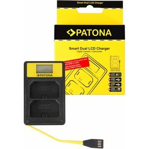 Akkumulátortöltő PATONA - Dual Sony NP-FZ100, LCD,USB-vel
