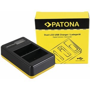 Akkumulátortöltő PATONA - Foto Dual LCD Nikon EN-EL15//EN-EL15B, USB