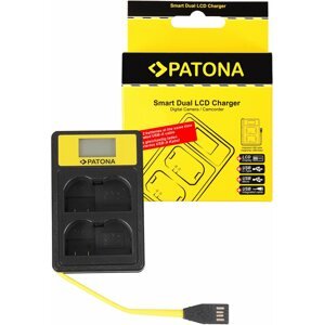 Akkumulátortöltő PATONA - Dual Nikon EN-EL15 LCD,USB-vel